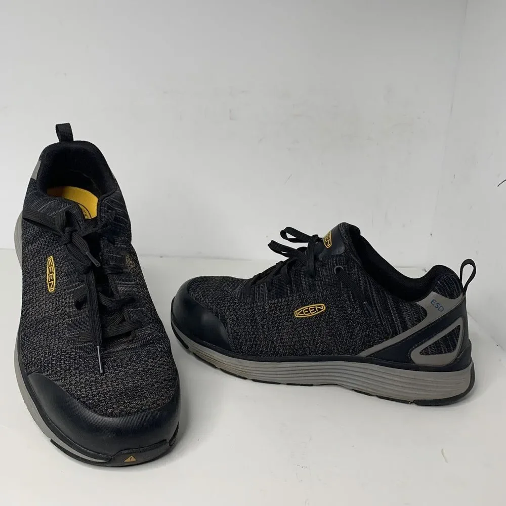 KEEN Utility Men's Sparta Low Height Alloy Toe Comfortable‎ ESD Work Shoe 12D
